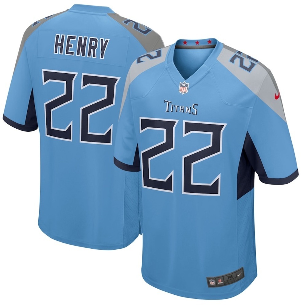 Men’s Nike Tennessee Titans Derrick Henry OnField Dri Fit Jersey Size Large